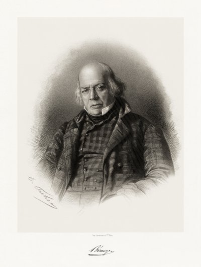 Pierre Jean de Béranger by Charles Jeremie Fuhr